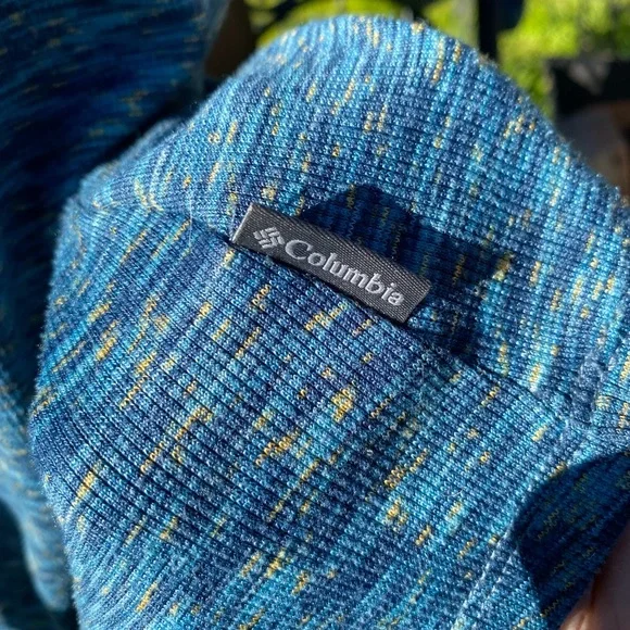 Columbia turquoise light weight activewear hoodie - Picture 3 of 5